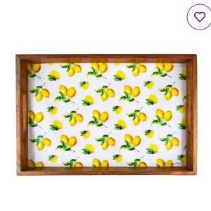 Godinger Lemon Acacia Wood Tray
